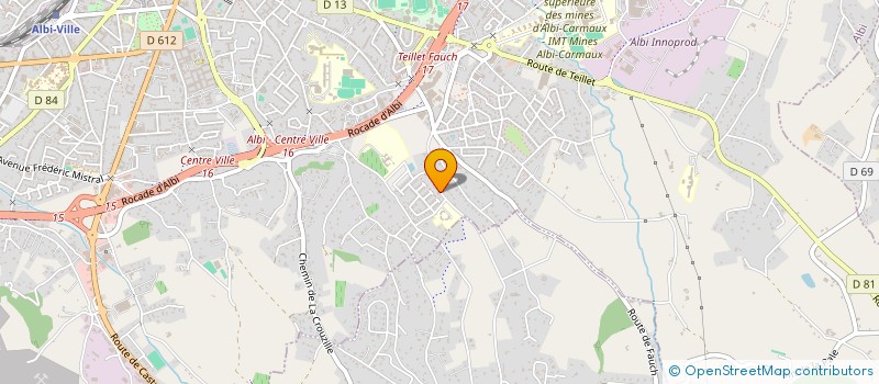 localisation de l'entreprise MONSIEUR FABRICE ISSALY à ALBI