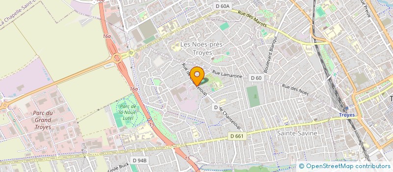 localisation de l'entreprise MONSIEUR FABRICE JACQUARD  SAINTE-SAVINE