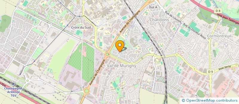 localisation de l'entreprise MONSIEUR FABRICE JACQUES  REIMS