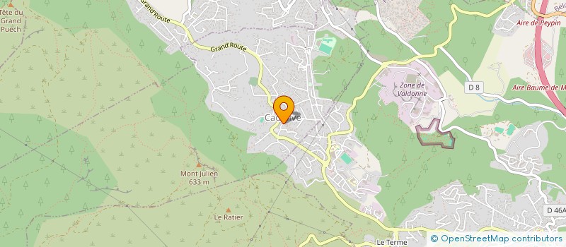 localisation de l'entreprise MONSIEUR FABRICE JACQUET  CADOLIVE