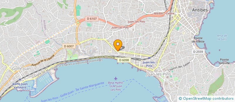 localisation de l'entreprise MONSIEUR FABRICE JADOUL à ANTIBES