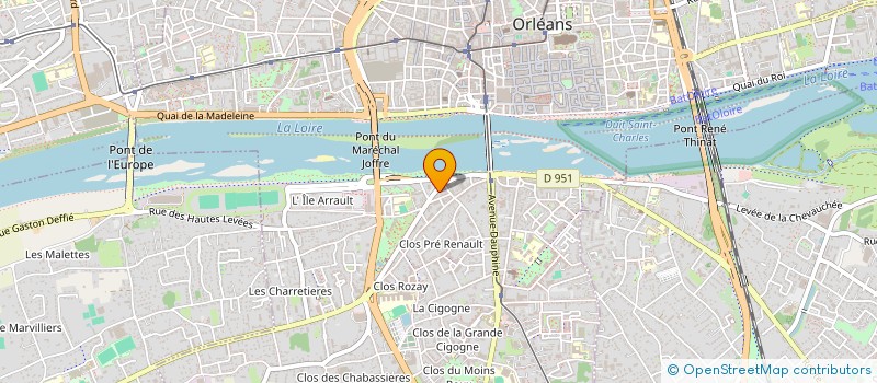 localisation de l'entreprise MONSIEUR FABRICE JAMERON  ORLEANS