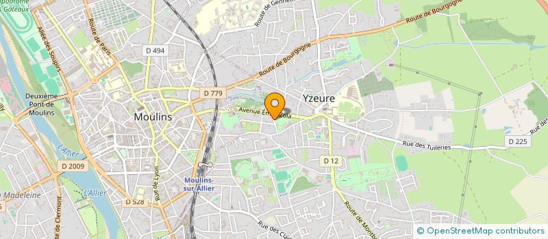 localisation de l'entreprise MONSIEUR FABRICE JANVIER à YZEURE