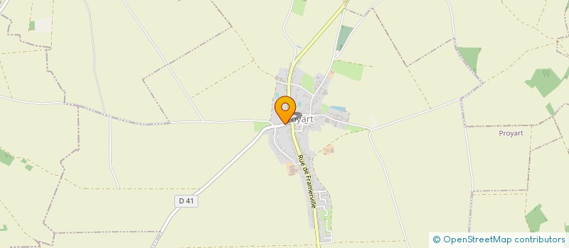 localisation de l'entreprise MONSIEUR FABRICE JEAN JOEL LEMAITRE  PROYART