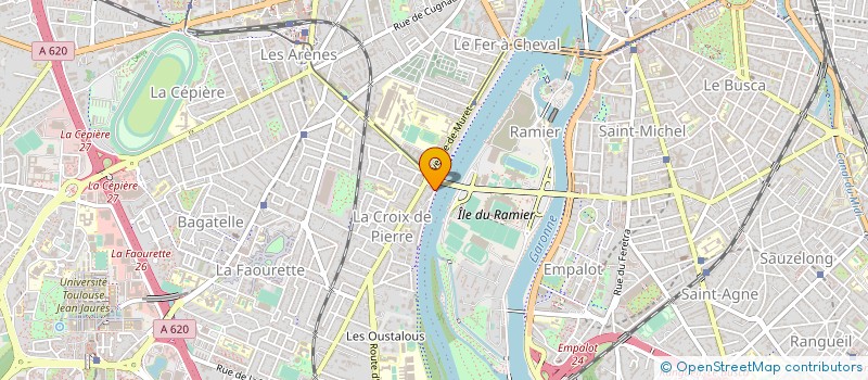 localisation de l'entreprise MONSIEUR FABRICE JEANDEAU à TOULOUSE