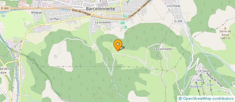 localisation de l'entreprise MONSIEUR FABRICE JESTIN à BARCELONNETTE