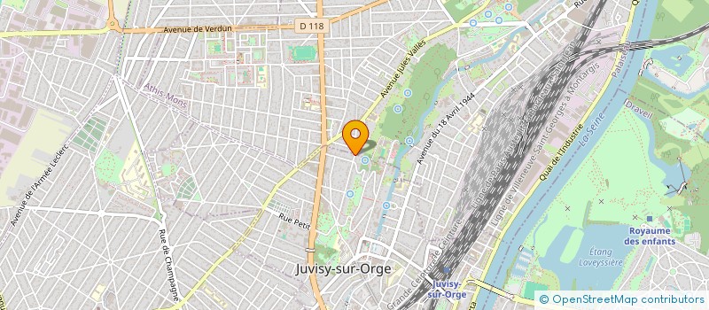 localisation de l'entreprise MONSIEUR FABRICE JOLY à JUVISY-SUR-ORGE