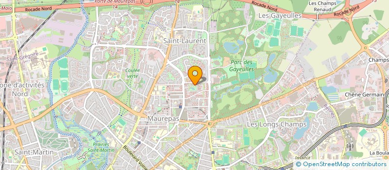 localisation de l'entreprise MONSIEUR FABRICE JOLYS à RENNES