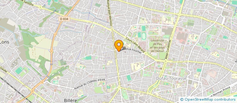 localisation de l'entreprise MONSIEUR FABRICE JORJET à PAU