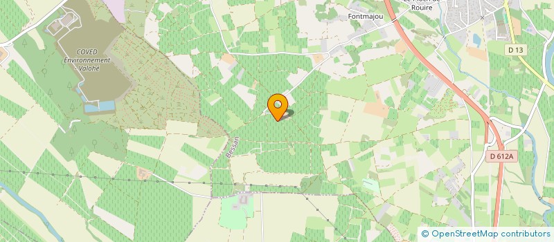 localisation de l'entreprise MONSIEUR FABRICE JOUBERT  BESSAN