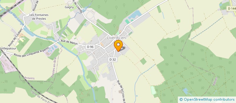 localisation de l'entreprise MONSIEUR FABRICE JOUDIOUX  LIVERDY-EN-BRIE