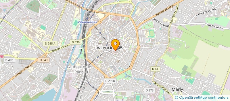 localisation de l'entreprise MONSIEUR FABRICE JOUGLET à VALENCIENNES