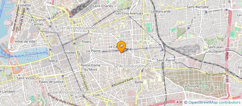 localisation de l'entreprise MONSIEUR FABRICE JOURDAIN à MARSEILLE