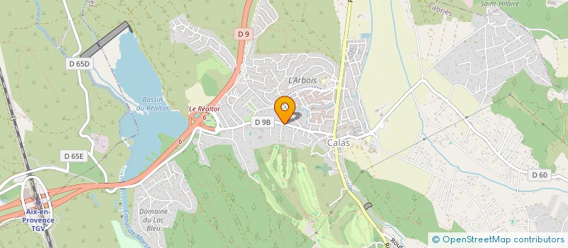 localisation de l'entreprise MONSIEUR FABRICE JOURNAUD  CABRIES