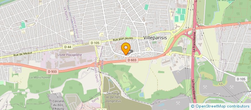 localisation de l'entreprise MONSIEUR FABRICE JOURNOT  VILLEPARISIS