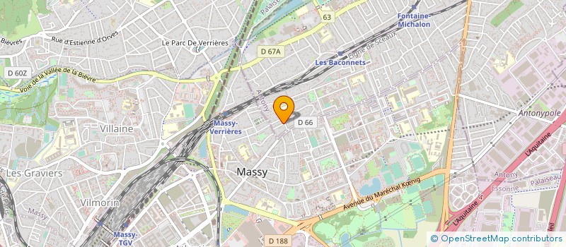 localisation de l'entreprise MONSIEUR FABRICE JOUSSELIN à ANTONY