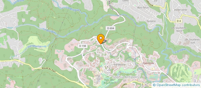 localisation de l'entreprise MONSIEUR FABRICE JOUVE  VALBONNE