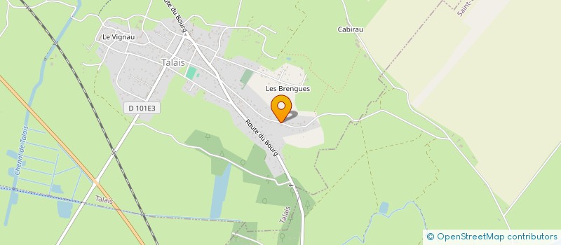 localisation de l'entreprise MONSIEUR FABRICE JUDRIN  TALAIS