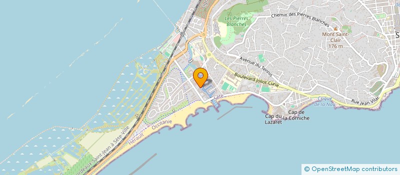 localisation de l'entreprise MONSIEUR FABRICE JUGE  SETE