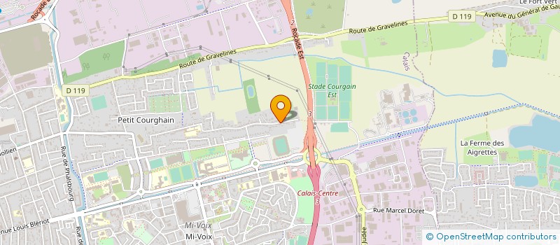 localisation de l'entreprise MONSIEUR FABRICE KELLE  CALAIS