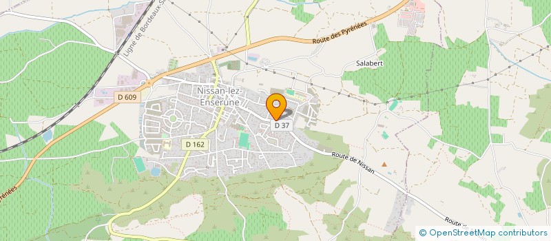 localisation de l'entreprise MONSIEUR FABRICE KERGOZOU DE LA BOESSIERE  NISSAN-LEZ-ENSERUNE