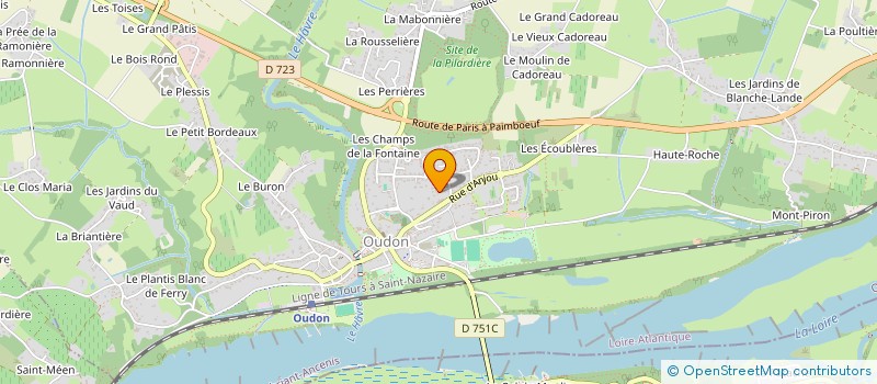 localisation de l'entreprise MONSIEUR FABRICE KERZERHO  OUDON