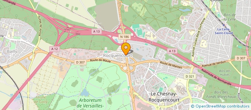 localisation de l'entreprise MONSIEUR FABRICE KETTY NSIMBA  LE CHESNAY-ROCQUENCOURT