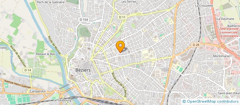 localisation de l'entreprise MONSIEUR FABRICE KLAMM à BEZIERS