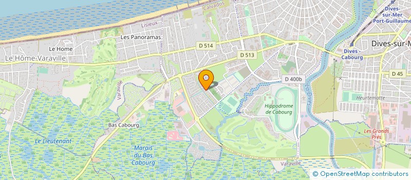 localisation de l'entreprise MONSIEUR FABRICE KLING  CABOURG