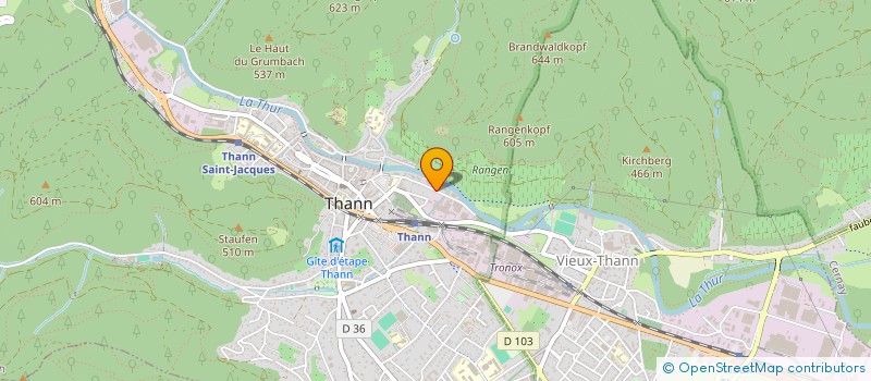 localisation de l'entreprise MONSIEUR FABRICE KOENIG  THANN