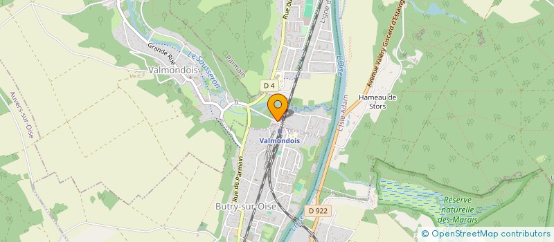 localisation de l'entreprise MONSIEUR FABRICE KRANZER  VALMONDOIS