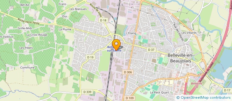 localisation de l'entreprise MONSIEUR FABRICE KUTTLER à BELLEVILLE-EN-BEAUJOLAIS