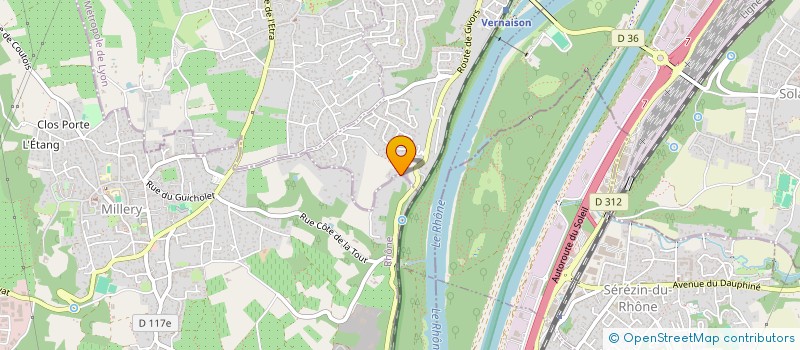 localisation de l'entreprise MONSIEUR FABRICE LA POSTA  VERNAISON