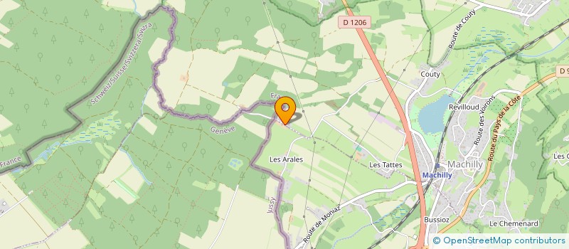 localisation de l'entreprise MONSIEUR FABRICE LA ROSA  MACHILLY