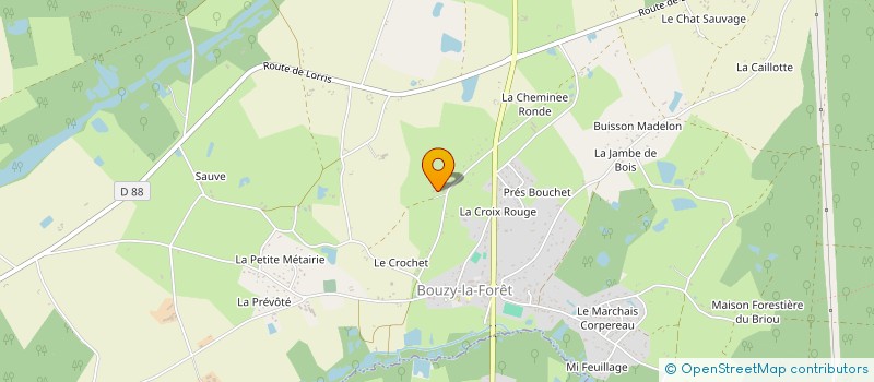 localisation de l'entreprise MONSIEUR FABRICE LABARRE à BOUZY-LA-FORET