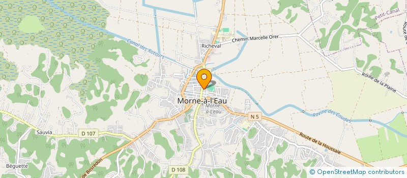 localisation de l'entreprise MONSIEUR FABRICE LABEAU à MORNE A L EAU