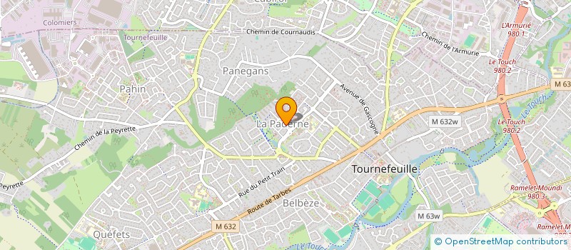 localisation de l'entreprise MONSIEUR FABRICE LABOURG à TOURNEFEUILLE