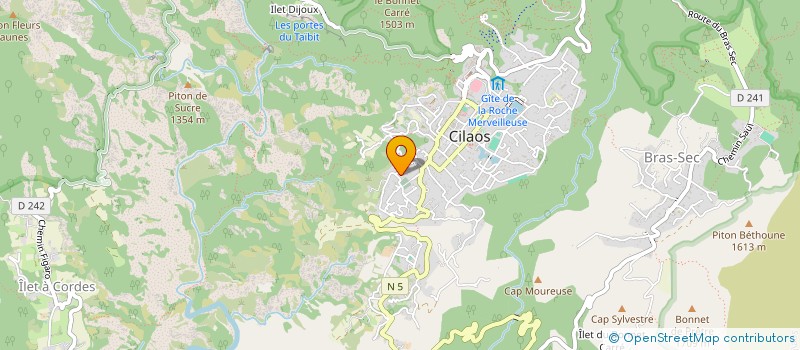 localisation de l'entreprise MONSIEUR FABRICE LABRUYERE  CILAOS