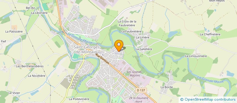localisation de l'entreprise MONSIEUR FABRICE LACHEREF à MONTAIGU-VENDEE