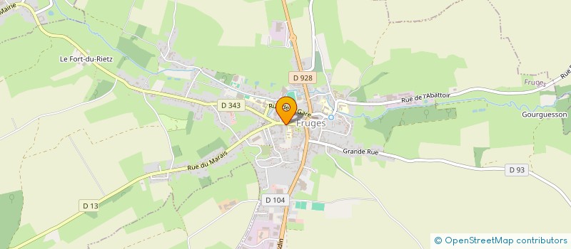 localisation de l'entreprise MONSIEUR FABRICE LAFFITTE  FRUGES