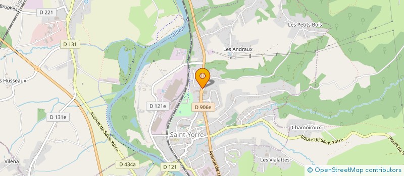 localisation de l'entreprise MONSIEUR FABRICE LAFLOQUE  SAINT-YORRE