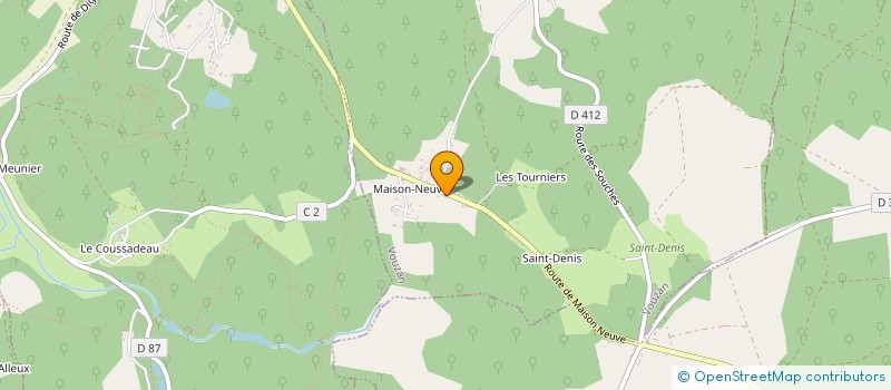 localisation de l'entreprise MONSIEUR FABRICE LAFORCE à VOUZAN