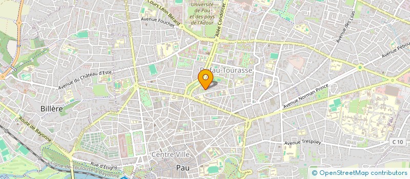 localisation de l'entreprise MONSIEUR FABRICE LAGARRIGUE à PAU