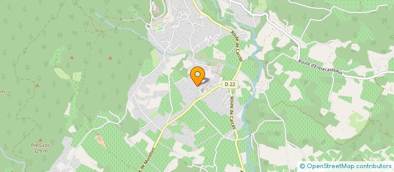 localisation de l'entreprise MONSIEUR FABRICE LAGARRIGUE  COTIGNAC