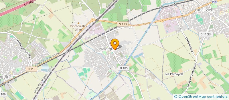 localisation de l'entreprise MONSIEUR FABRICE LAIGNEL  VALERGUES