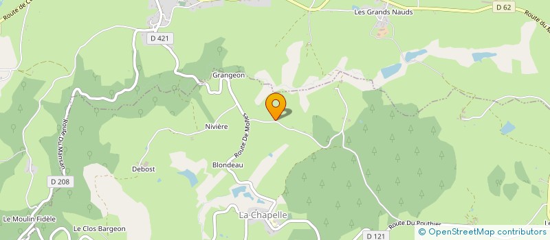 localisation de l'entreprise MONSIEUR FABRICE LAISNEY à MARIN