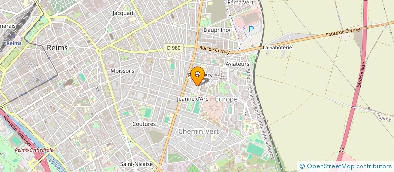 localisation de l'entreprise MONSIEUR FABRICE LAKHSASSI  REIMS