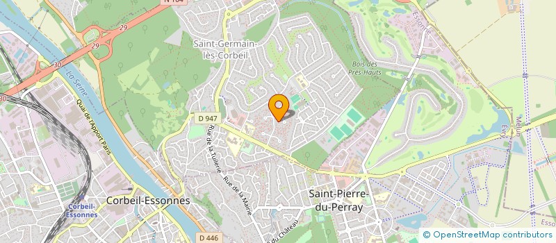 localisation de l'entreprise MONSIEUR FABRICE LALEU à SAINT-GERMAIN-LES-CORBEIL