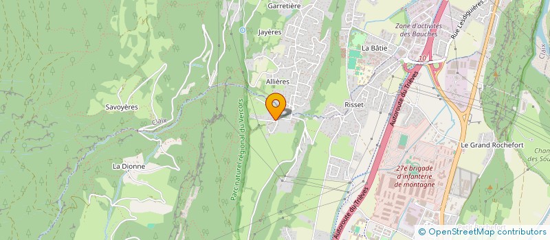 localisation de l'entreprise MONSIEUR FABRICE LARRIERE  VARCES-ALLIERES-ET-RISSET