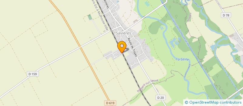 localisation de l'entreprise MONSIEUR FABRICE LARTIGAU  SAVIERES